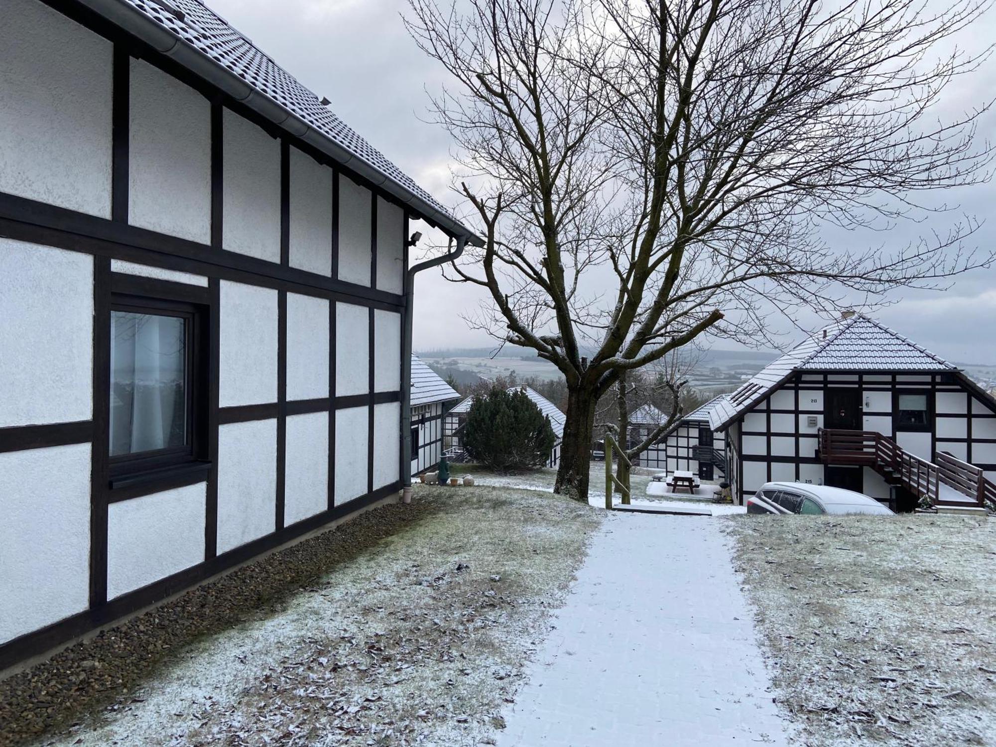 Ferienwohnung Mimo Direkt Am Waldrand Frankenau Exterior foto