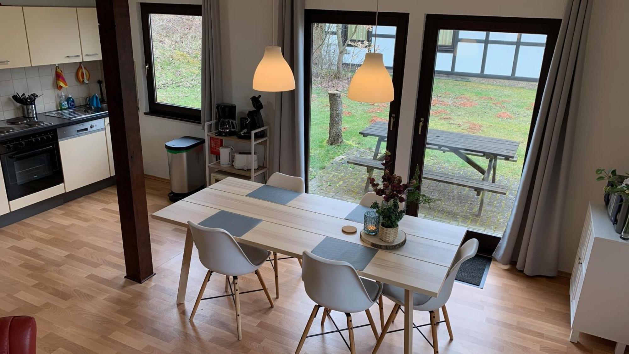 Ferienwohnung Mimo Direkt Am Waldrand Frankenau Exterior foto